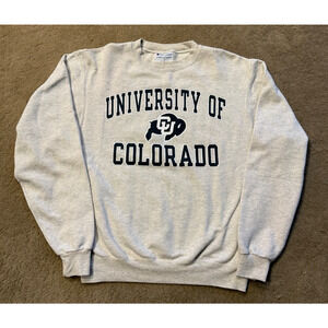 Champion Colorado Buffalos Sweatshirt Mens NCAA College Crewneck Small S